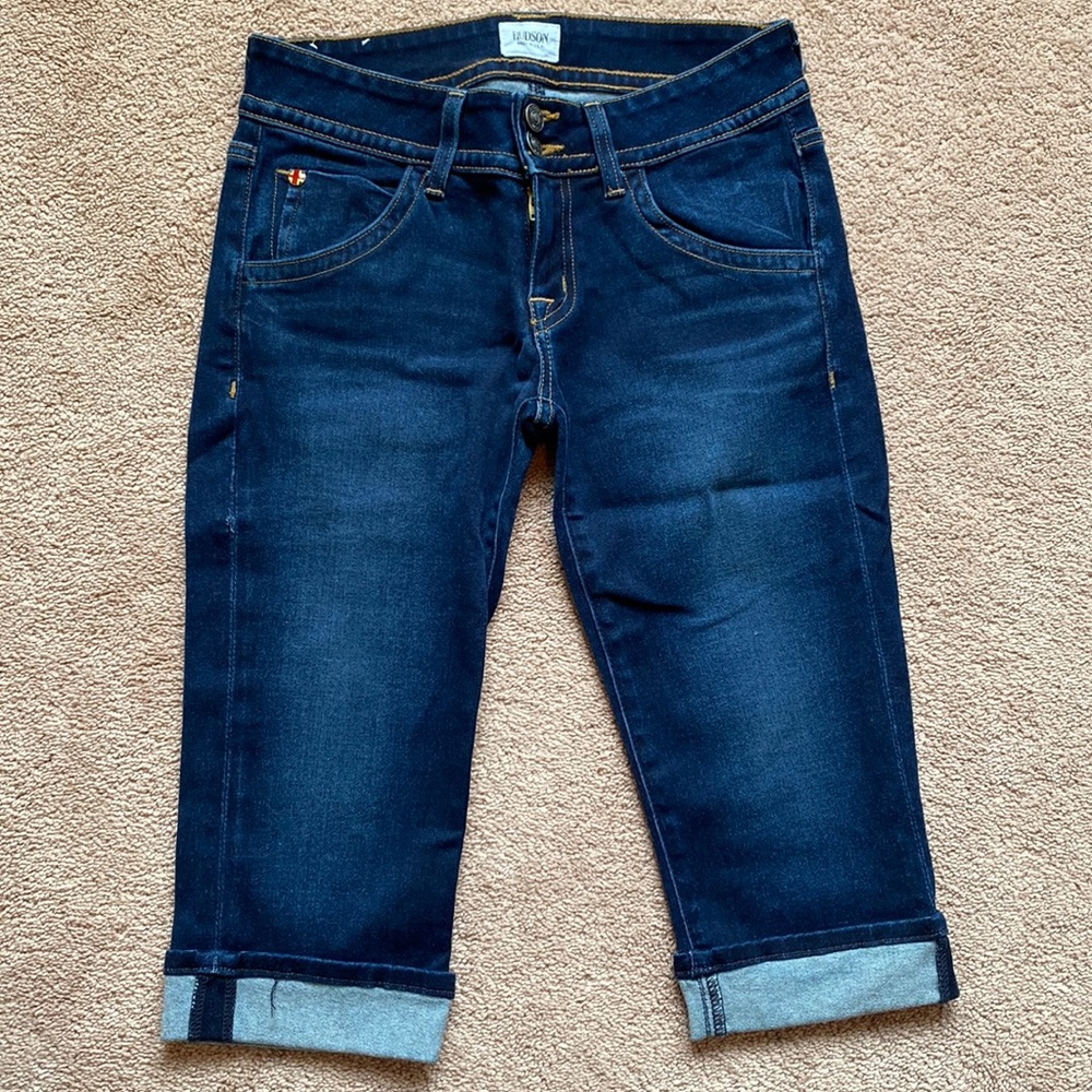 Hudson Malibu Capri Cuffed jeans